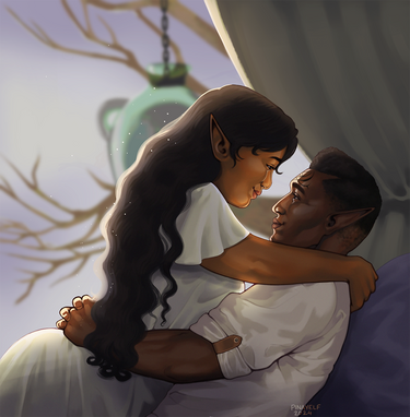 Davrin x Biyaya (Dragon Age: The Veilguard)