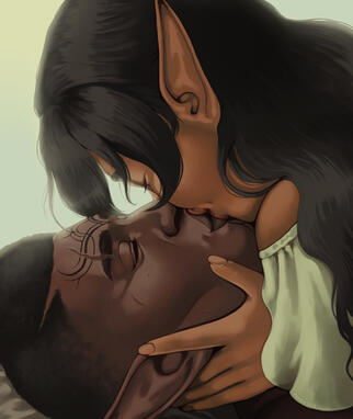 Davrin x Biyaya (Dragon Age: The Veilguard)