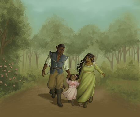 Davrin x Biyaya (Dragon Age: The Veilguard)