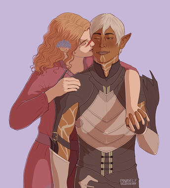 Elodie Hawke (OC) and Fenris